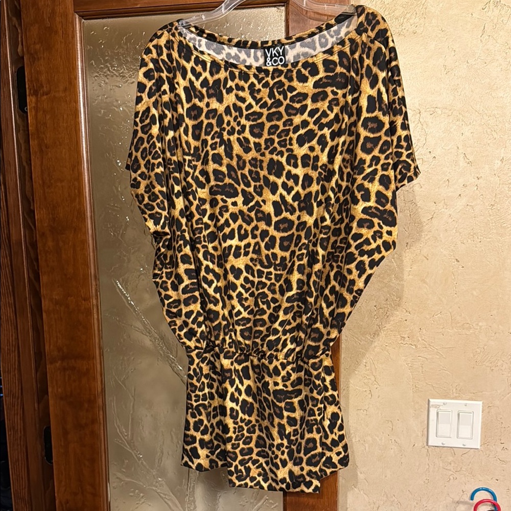 Leopard Print Women's Top